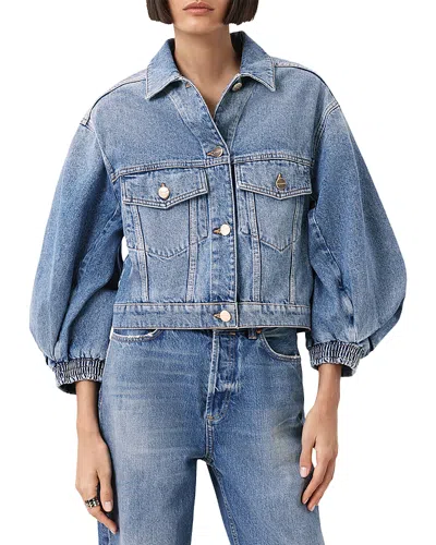 ALLSAINTS LUCA CROPPED DENIM JACKET