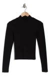 Allsaints Luca Funnel Neck Sweater In Black