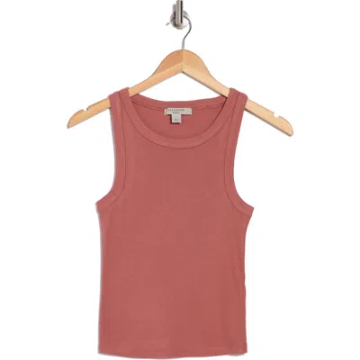Allsaints Luca Knit Shell In Ash Rose Pink