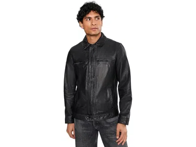 Allsaints Luck Jacket Men's Jacket Black 1: Xl, Leather