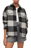 Allsaints Luella Check Oversize Shirt Jacket In Multi