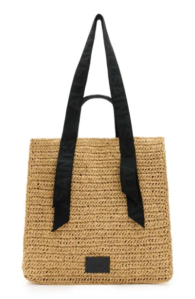 ALLSAINTS LULLAH STRAW TOTE BAG