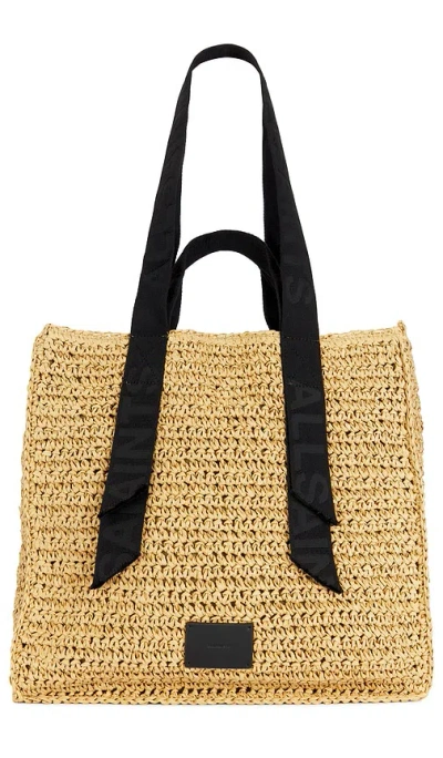 Allsaints Lullah Tote In Almond