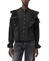 Allsaints Lulu Shirt In Black