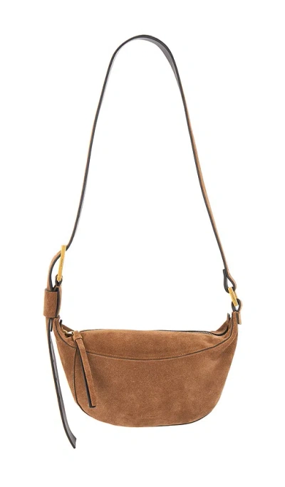 Allsaints Luna Crossbody Bag In Brown