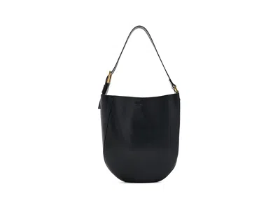 Allsaints Luna Hobo Shoulder Bag Shoulder Handbags Black: One Size