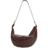 Allsaints Luna Leather Shoulder Bag In Red
