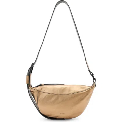 Allsaints Luna Metallic Leather Crossbody Bag