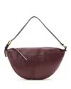 Allsaints Luna Slouchy Leather Shoulder Bag In Red