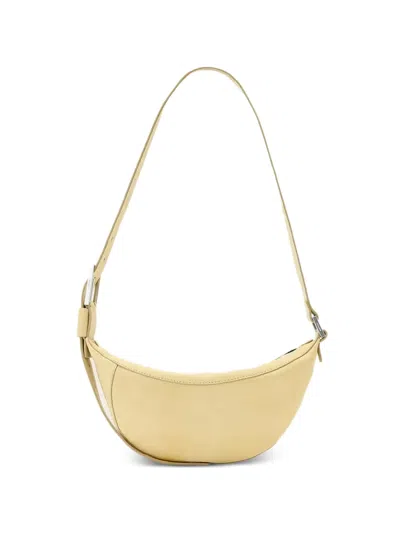 Allsaints Luna Slouchy Leather Crossbody Bag In Neutral