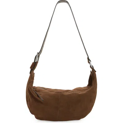 Allsaints Luna Suede Shoulder Bag