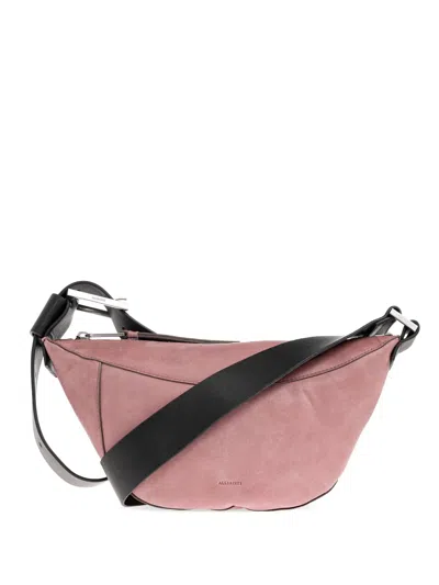 Allsaints Luna Zip Lambskin Shoulder Bag In Pattern