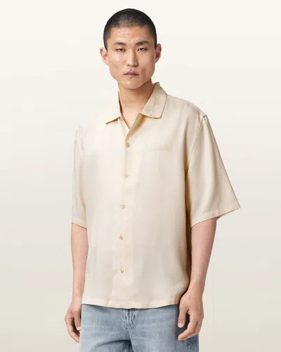 Allsaints Lyocell Circe Oversized Short Sleeve Shirt