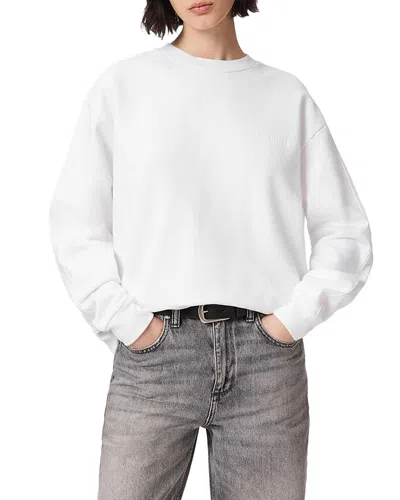 Allsaints Mabel Etta Sweatshirt In White