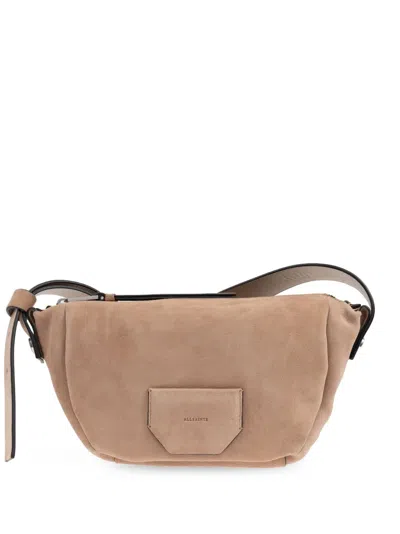 Allsaints Madea Cross Body Bag In Neutrals