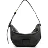 Allsaints Madea Leather Shoulder Bag In Black