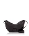 Allsaints Madea Leather Shoulder Bag In Black