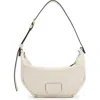 Allsaints Madea Leather Shoulder Bag In Desert White