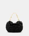 Allsaints Madea Mini Chain Strap Leather Loop Bag In Black