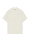 Allsaints Madin Button Down Shirt In Cream