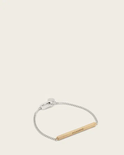 Allsaints Maeve Chain Necklace In Silver