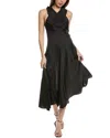 Allsaints Mahree Midi Dress In Black