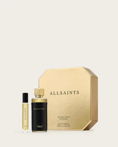 Allsaints Main: 100% Alcoholdenat Sunset Riot Gift Set In Burgundy