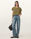 Allsaints Main: 100% Cotton Anna Crew Neck Short Sleeve T-shirt