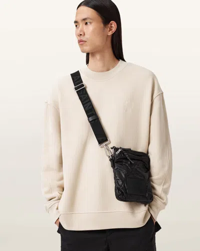 Allsaints Haven Crew Neck Sweatshirt In Pink