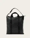 Allsaints Kei Leather Multi-use Backpack In Black