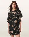 Allsaints Main: 100% Lyocell Xena Floral Print Mini Dress