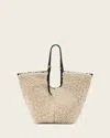 Allsaints Main: 100% Sheep Leather Ara Shearling Tote Bag In Black