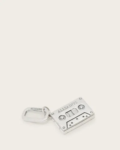 Allsaints Main: 100% Sterling Silver Cassette Sterling Silver Pendant Charm