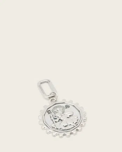 Allsaints Main: 100% Sterling Silver Large Coin Sterling Silver Pendant Charm