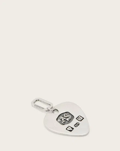 Allsaints Main: 100% Sterling Silver Plectrum Sterling Silver Pendant Charm
