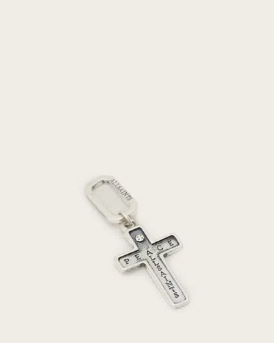 Allsaints Main: 100% Sterling Silver Small Cross Sterling Silver Pendant Charm
