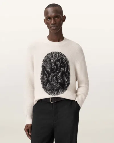 Allsaints Main: 32% Alpaca In White