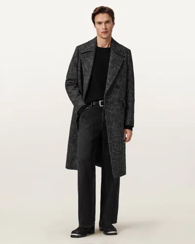 Allsaints Main: 35% Wool In Gray