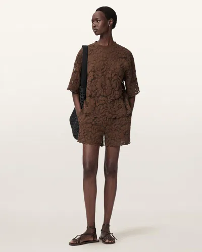 Allsaints Main: 49% Polyester In Brown