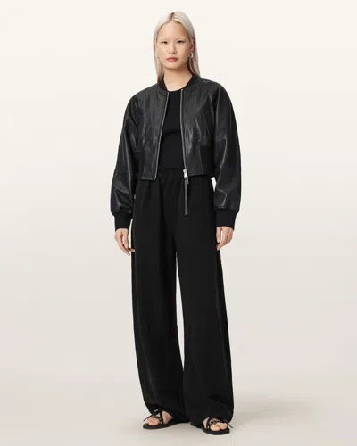 Allsaints Main: 54% Lyocell In Black