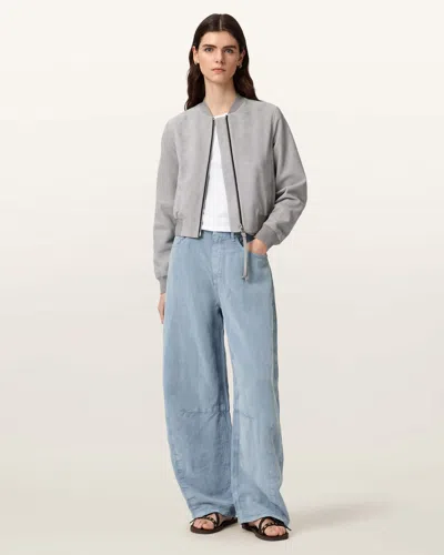 Allsaints Main: 54% Lyocell In Blue
