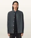 Allsaints Bodhi Long Sleeve Overshirt In Gray