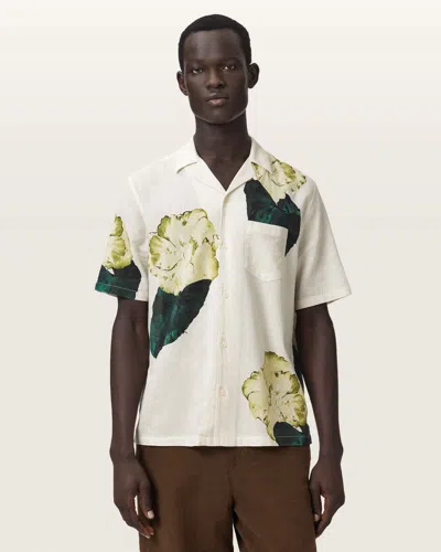 Allsaints Main: 55% Linen In White