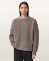Allsaints Main: 55% Merino Wool In Brown