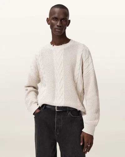 Allsaints Main: 55% Merino Wool In White