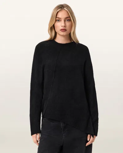 Allsaints Main: 58% Merino Wool In Black