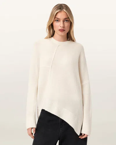 Allsaints Main: 58% Merino Wool In White