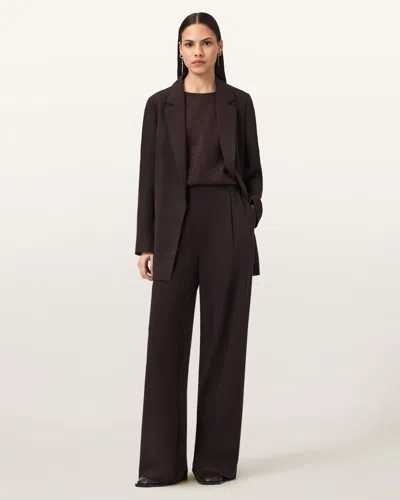 Allsaints Main: 63% Polyester In Brown