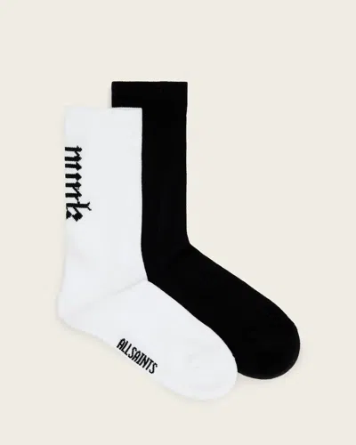 Allsaints Main: 80% Organic Cotton In Black