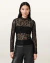 Allsaints Main: 83% Polyester In Black